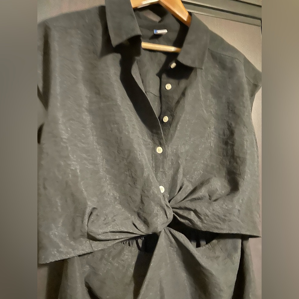 Old Navy - Black Midi Dress - Picture 2 of 5